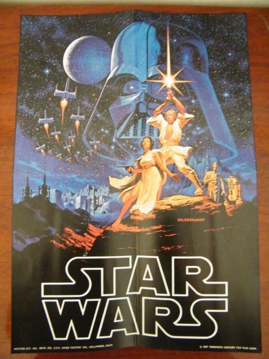 Star Wars/A Guerra das Estrelas, 1977, Poster Vintage