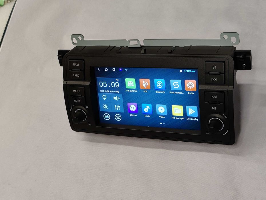 Rádio BMW E46 Android 13 WiFi GPS Novo com Garantia 2GB RAM