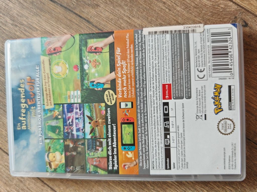 Pokemon lets go eevee Nintendo Switch