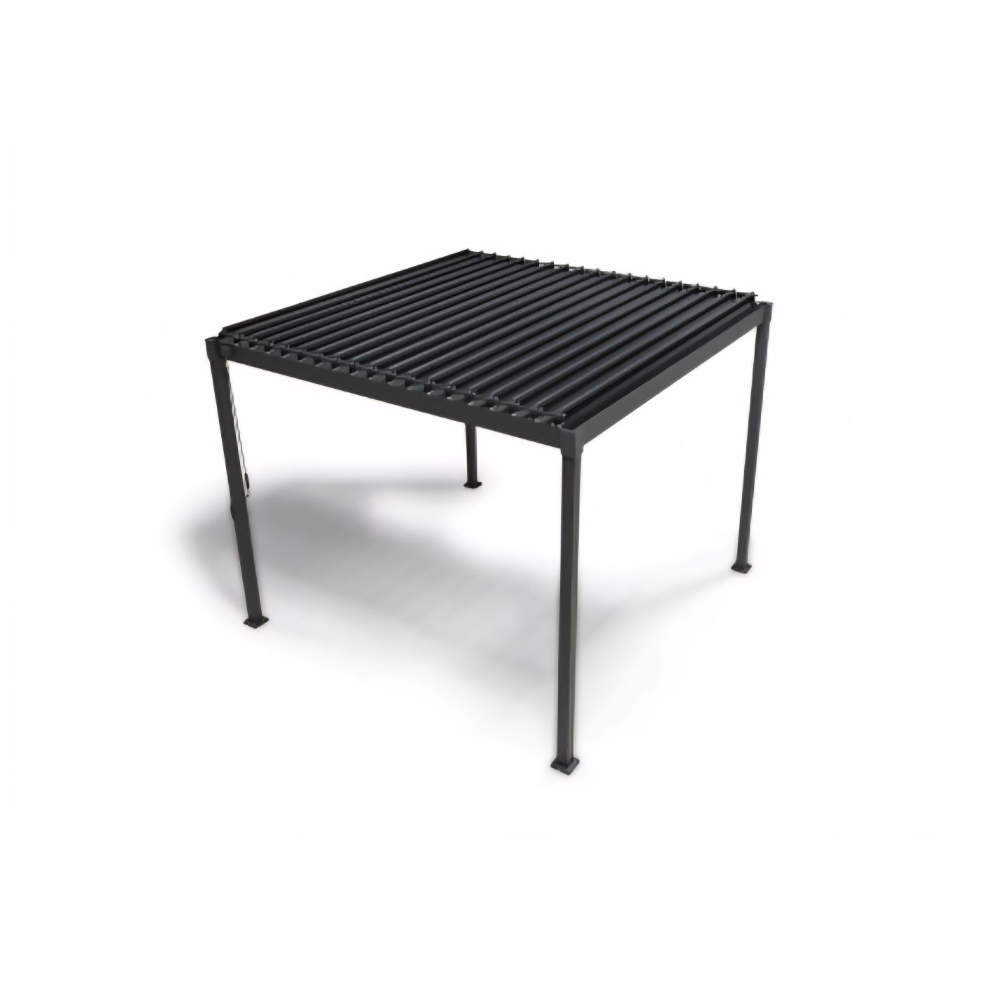 Pergola ogrodowa MIRADOR 80 Solid 3 x 2,4 x 2,4m Antracyt