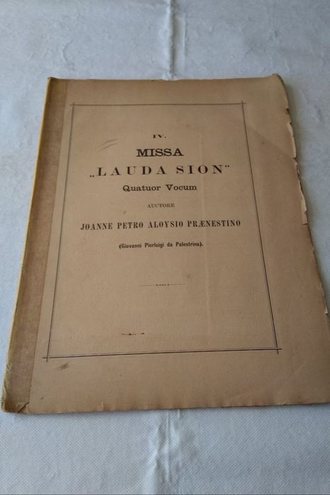 Missa Lauda Sion (de: Joanne Petro Aloysio Praenestino)