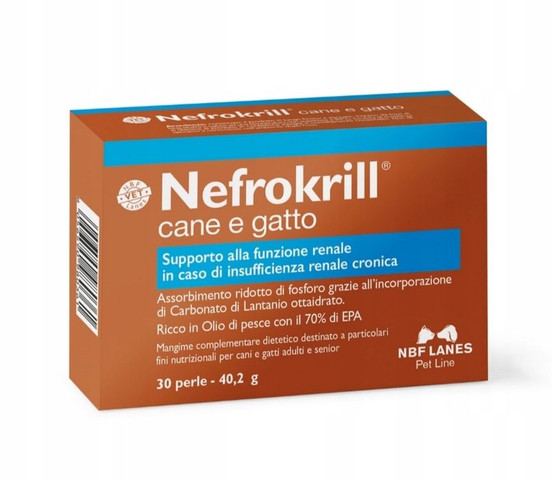 NBF LANES NEFROKRILL cane e gatto 60 kapsułek