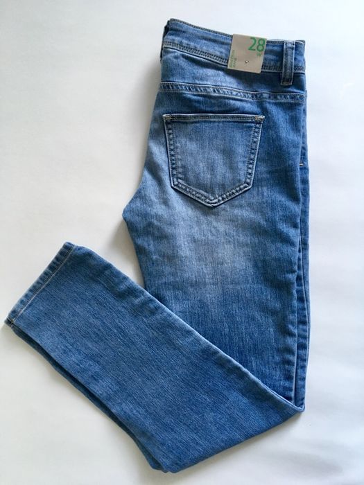 BENETTON jeans 28 nowe z metką dżinsy modne