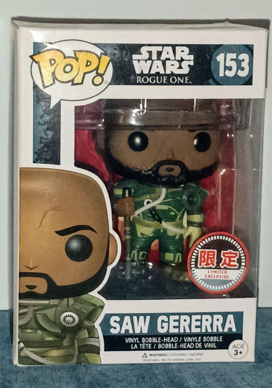 Funko Pop Star Wars Rogue One #153 Saw Gerrera  edição limitada exclus