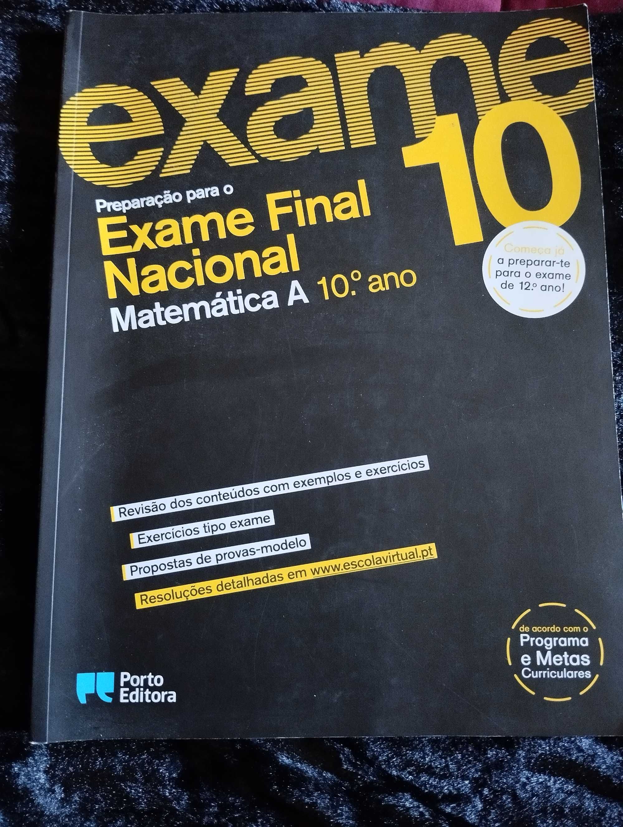 Preparação para o exame nacional de matemática A