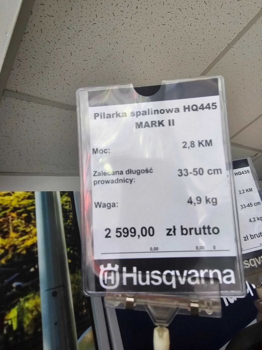 Pilarka spalinowa HUSQVARNA 435 II i inne