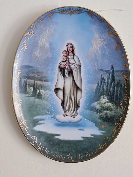 *BRADEX PEŁNY ZESTAW x12 MARIA MATKA BOŻA Kolekcjonerski Talerz obraz