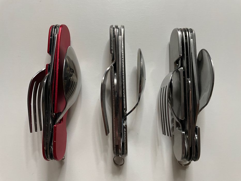 PRZYBORNIK NIEZBĘDNIK łyżka widelec 3 sztuki