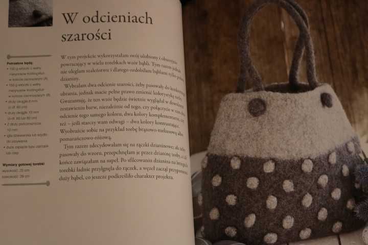 Książka "Torebki z filcu. Najmodniejsze wzory". Bev Beattie