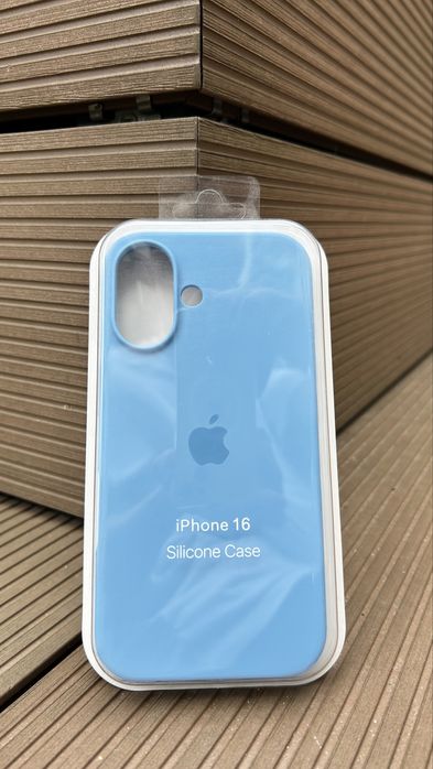 Silikonowe Etui do Iphone’a 16 w kolorze Jasnoniebieskim