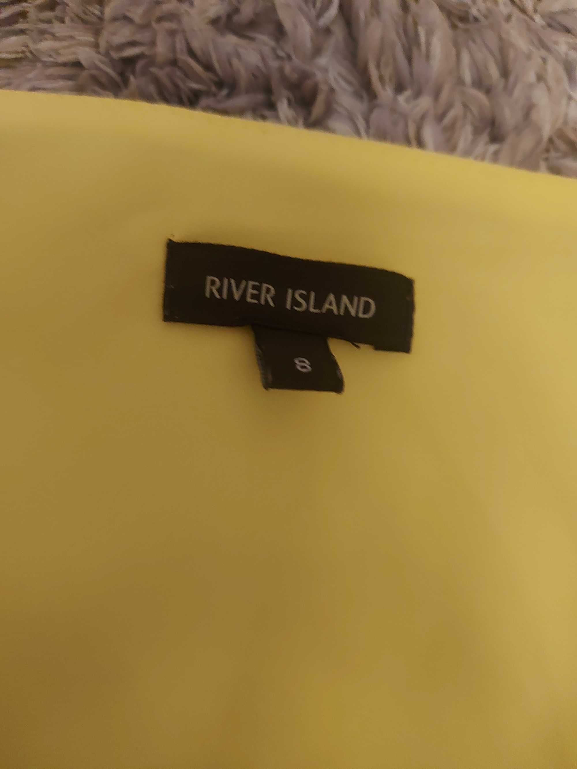 Żółta sukienka River Island rozm. S, M