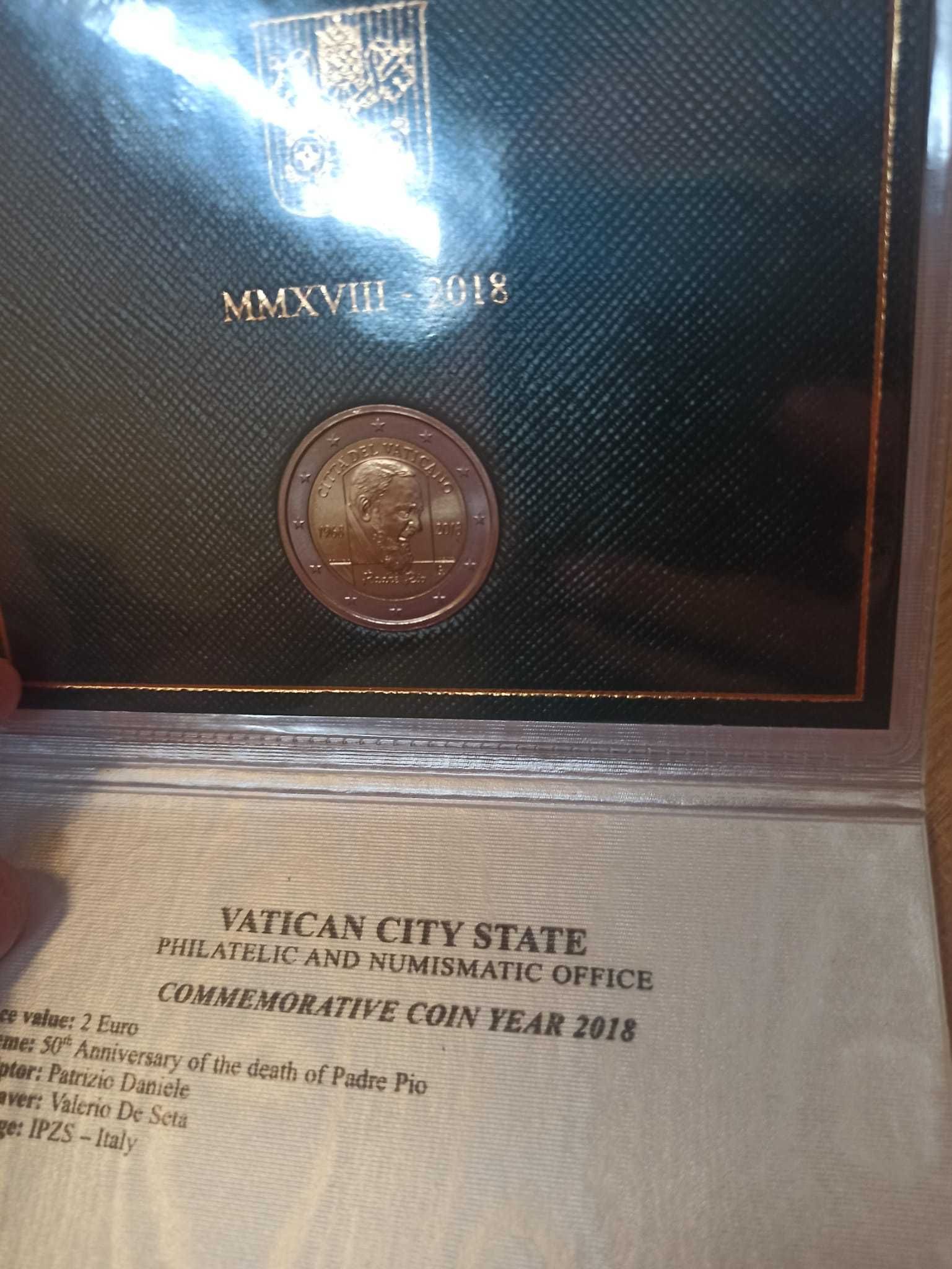 Moedas comemorativas 2€ Vaticano