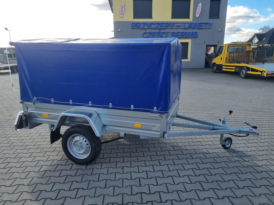 Przyczepa rydwan 220x130x110 resor profile nowa do 750 ba B z Plandeką