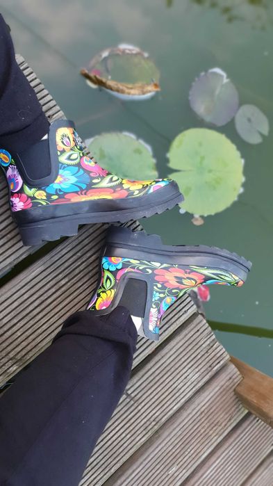 Kalosze krótkie folk łowickie rozmiar 39 Folkstar