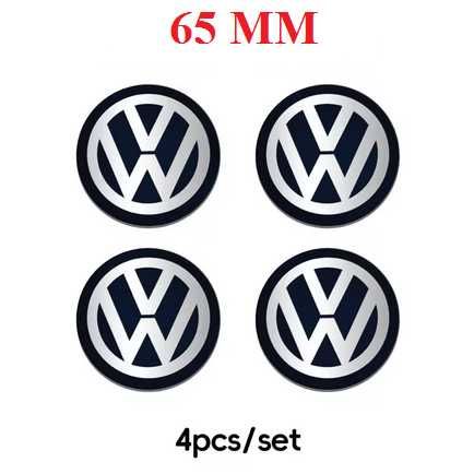 Naklejka/emblemat ALUMINIUM VW 65 MM 4 SZTUKI!