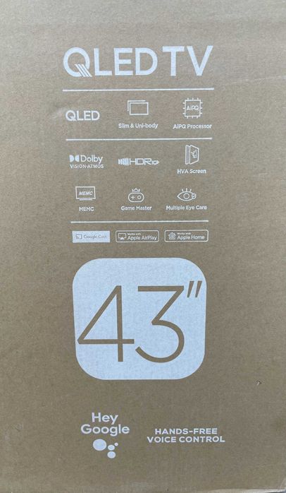 Телевізор TCL QLED 43P7K НОВИНКА 2025 Нові! Запечатані!