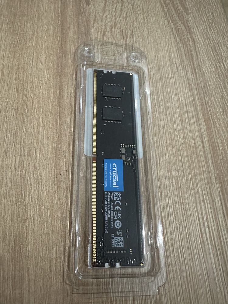 Crucial 8gb ddr5 5200 udimm оперативна памʼять