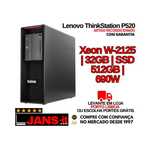 Lenovo ThinkStation P520 | Xeon W-2125 | 32GB | SSD 512GB | 690W