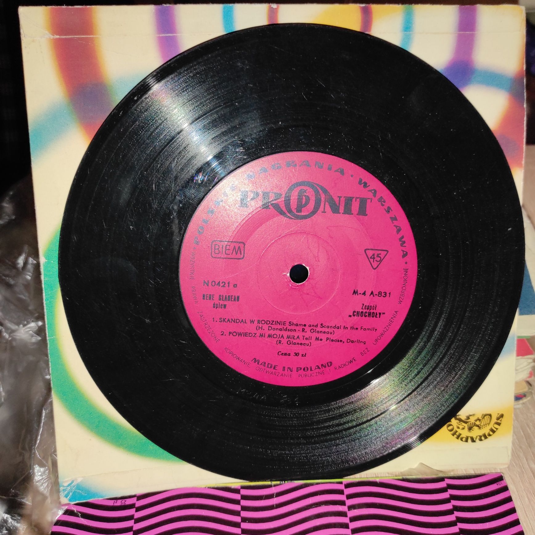 Płyta winyl vinyl PRL vintage Pronit