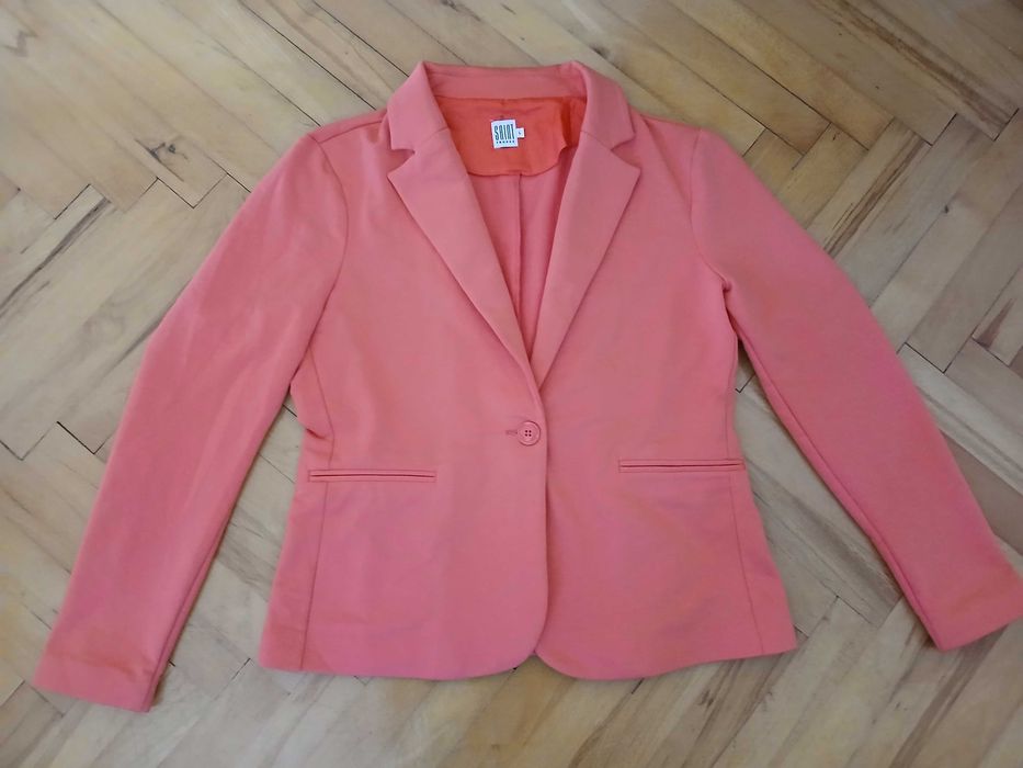 Żakiet damski | lekki pomarańcz | rozmiar L