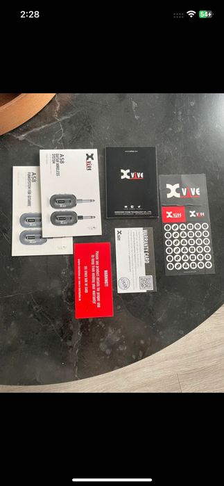 XVive A58 wireless guitar system