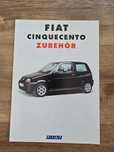 Prospekt Fiat Cinquecento wyposażenie dodatkowe.