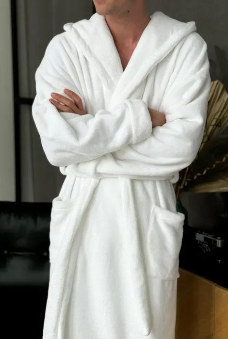 Теплий і м'який чоловічий халат