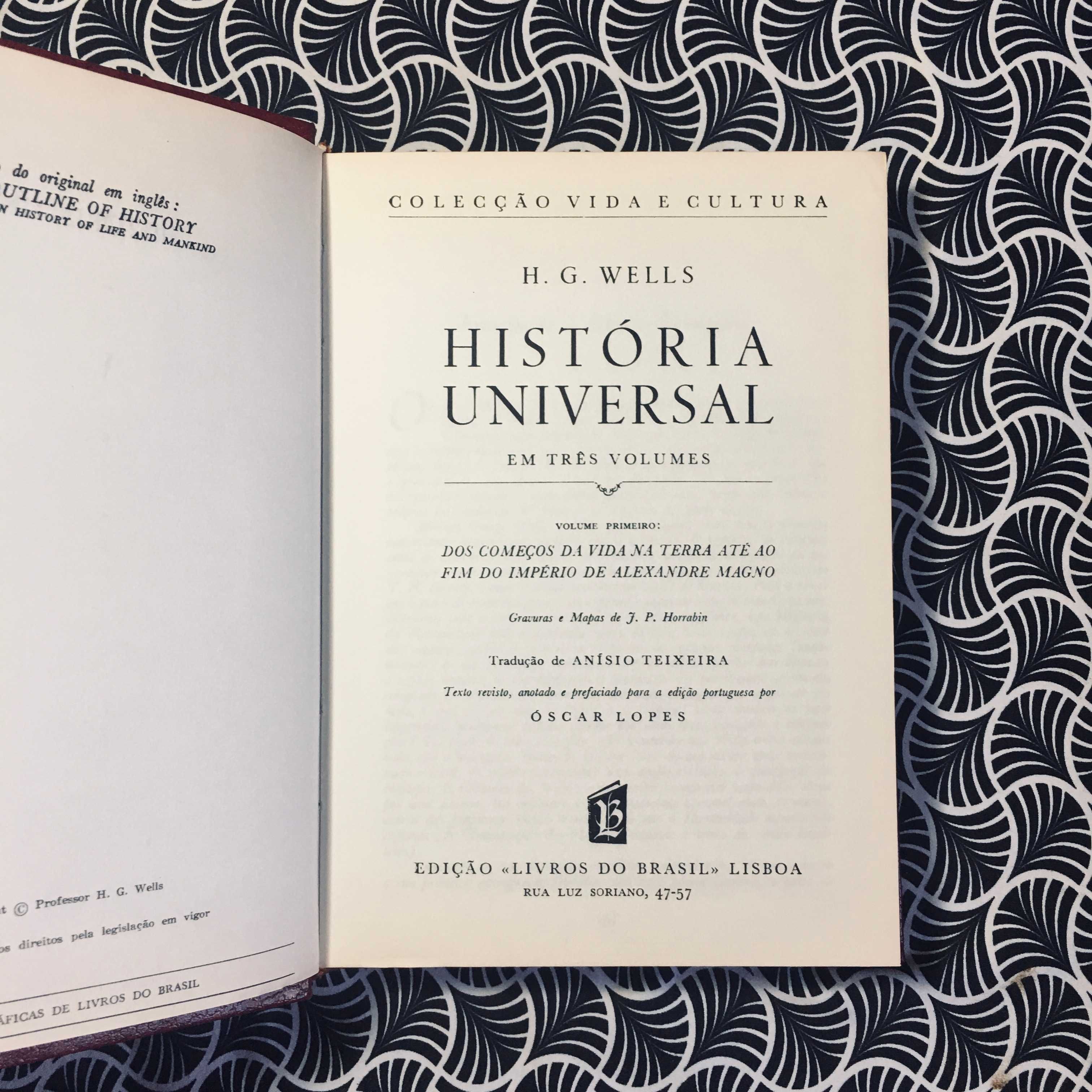 História Universal (3 vols.) - H. G. Wells