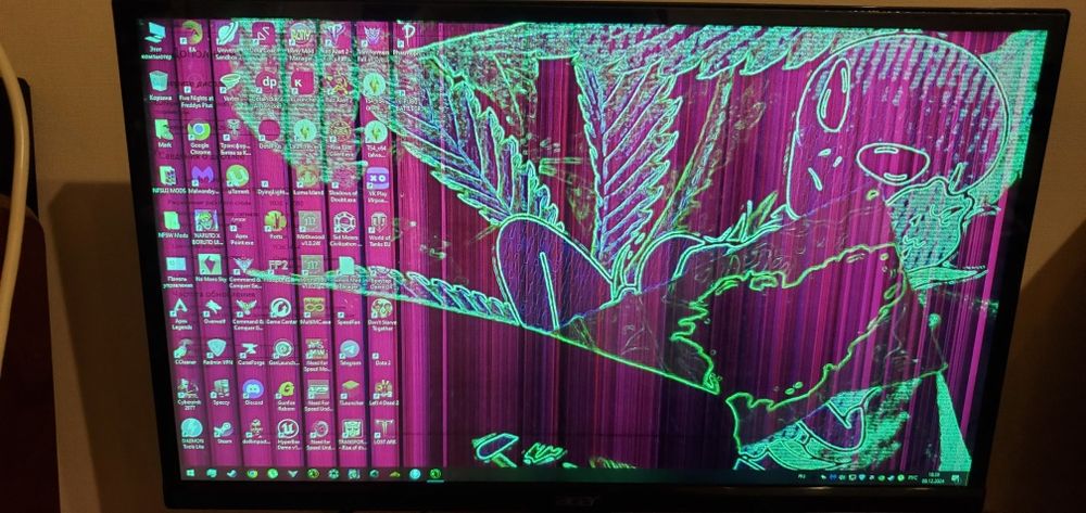 Монитор Acer H226HQL на запчасти/ремонт