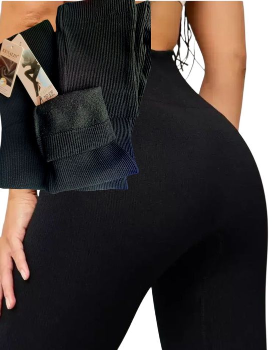 Лосины женские    рубчик  на флисе  жіночі легинсы на флисе штани брюк