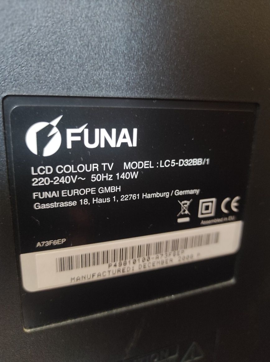 Telewizor funai LCD lcd funai lc5-d32bb/1 32"