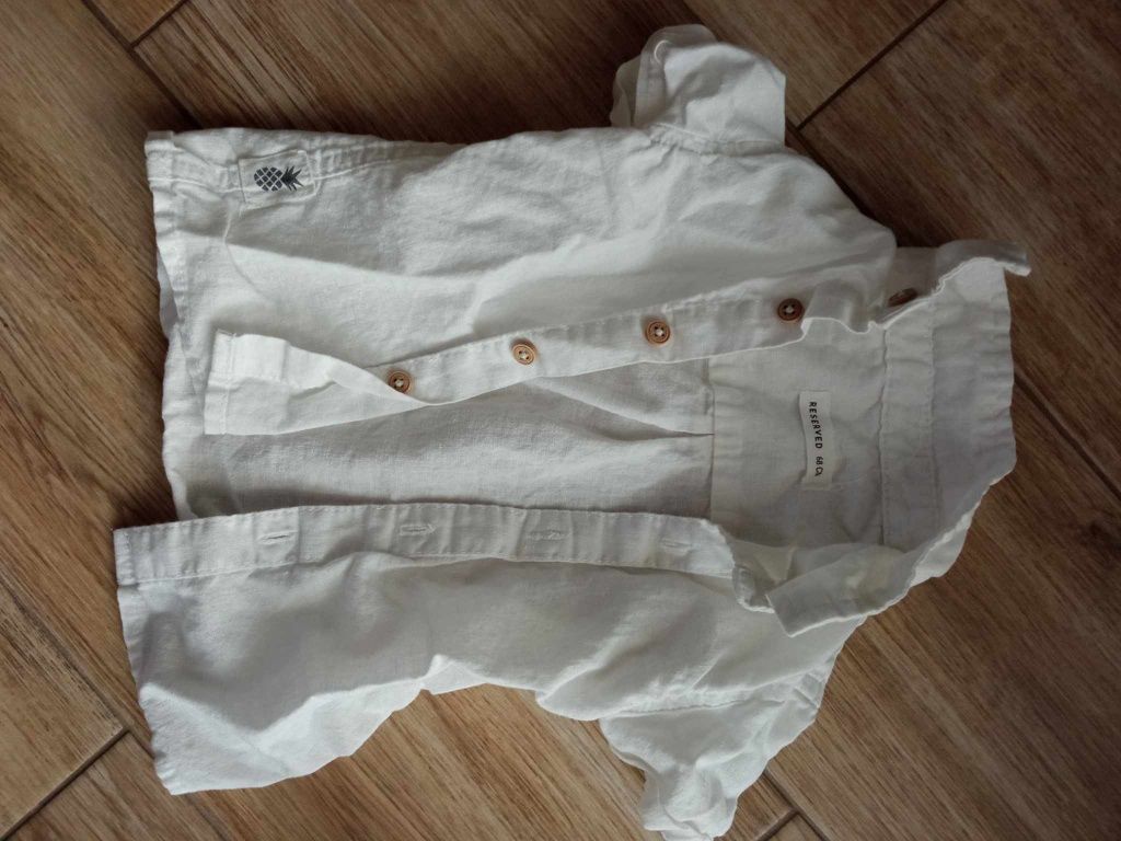 Koszule i spodnie H&M, Reserved rozmiar 68