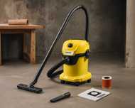 UNIWERSALNY Odkurzacz Karcher WD 3 17L 1000W Filtr Mokro Sucho WYDMUCH