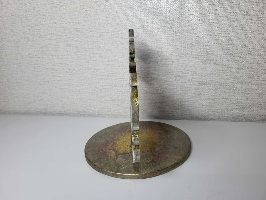 Фигура конь из эпоксидной смолы "Огненная Лошадь ", авторская работа,