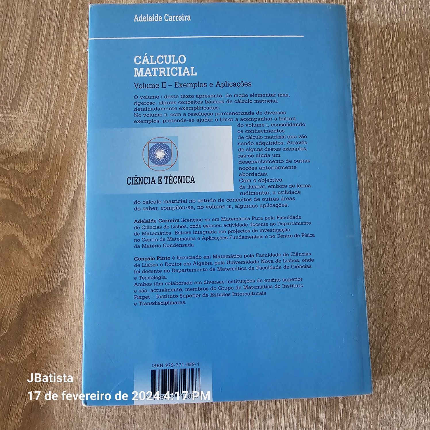 Livro Cálculo Matricial