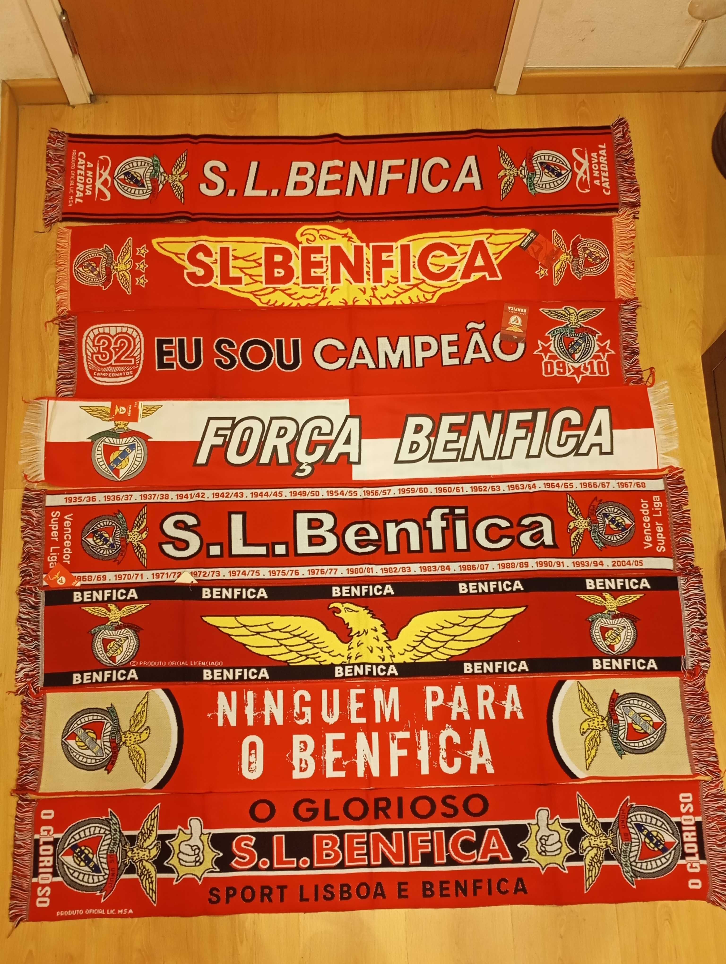 Sport Lisboa Benfica cachecol novo oficial futebol, artigo de coleção