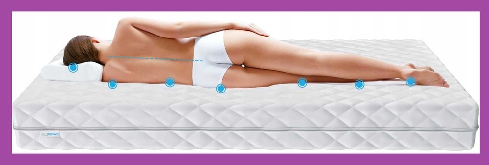 MATERAC 160x200 kokos Natural MAX exclusive 24 cm