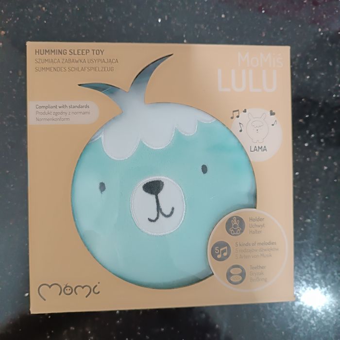MoMiś Lulu Lama szumiąca zabawka usypiająca
