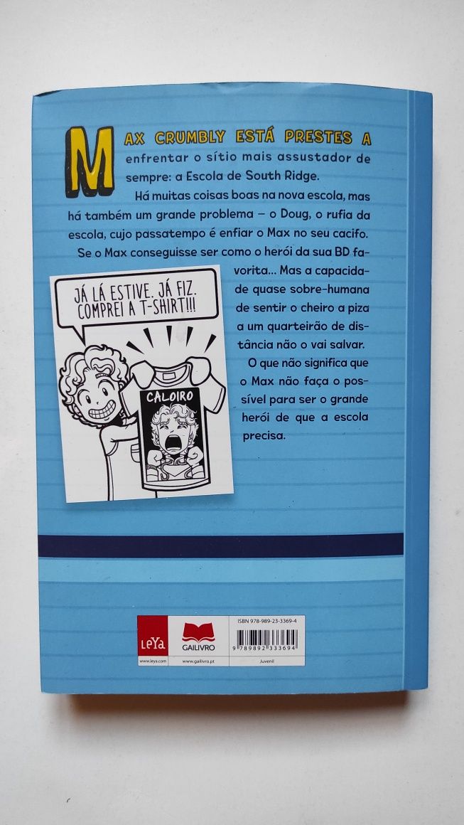 Livro: Os azares de Max Crumbly o herói do cacifo