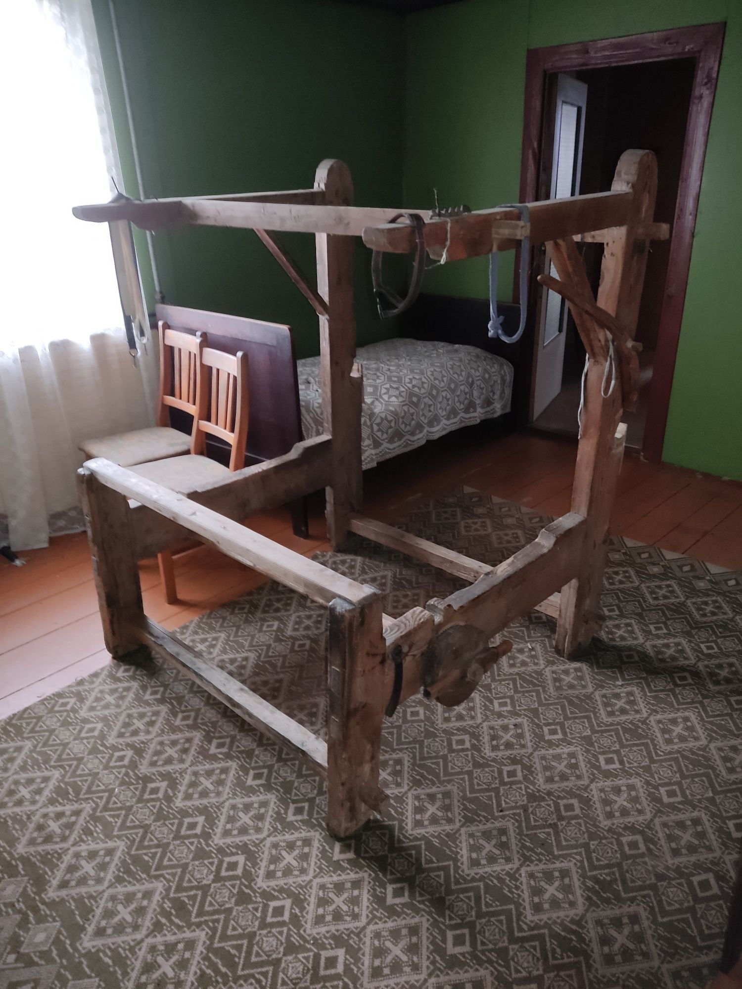 Krosna Tkackie Drewniane
