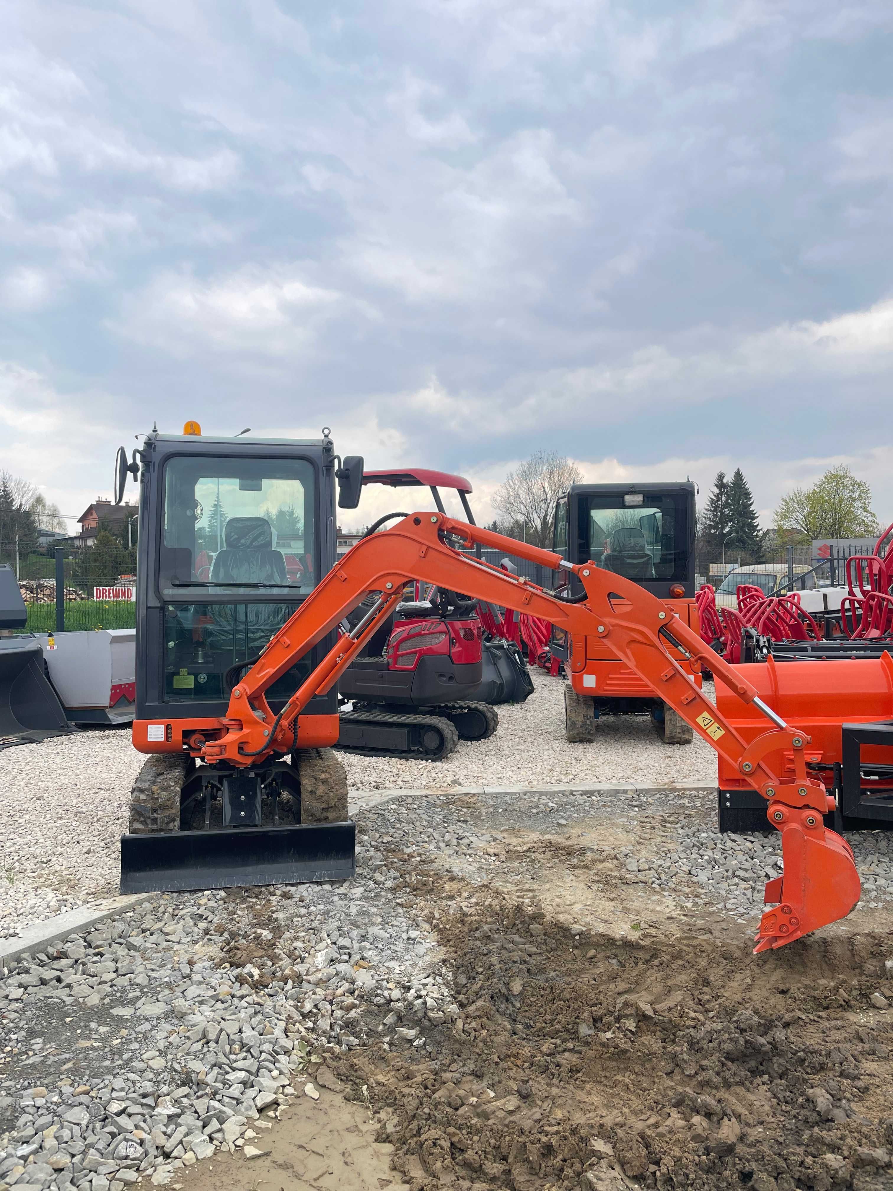 Nowa Mini Koparka NT18 1800KG Zestaw łyżek Yanmar Kubota JCB