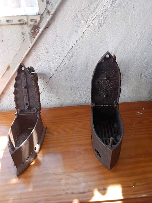 Ferros antigos a carvão