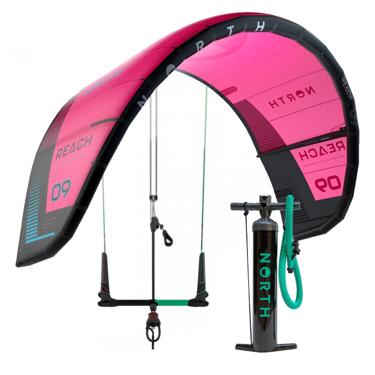 Komplet North Reach 2024 Turquoise + Bar Navigator + Pompka 10m2