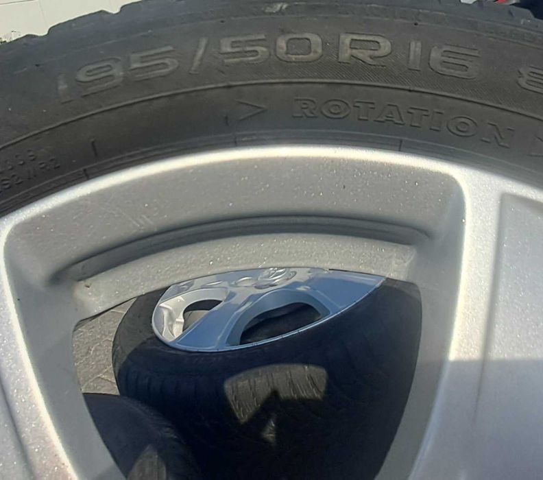 Felgi aluminiowe 4*100 R16, + kola zimnie 195/50 R16
