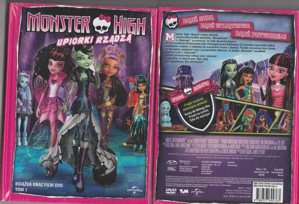 MONSTER HIGH - upiorki rządzą Tom 1
