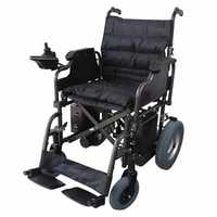 Cadeira de rodas elétrica NOVA, dobrável, autonomia 20 km, preta