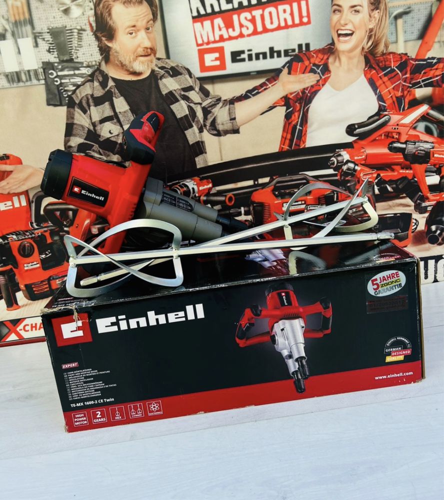 Міксер-мішалка Einhell TE-MX 1600-2 CE Twin