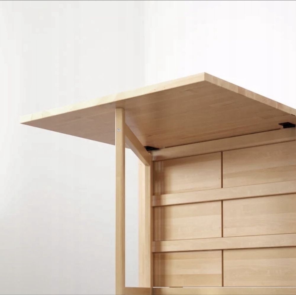 Stół drewniany Ikea, rozkładany Norden