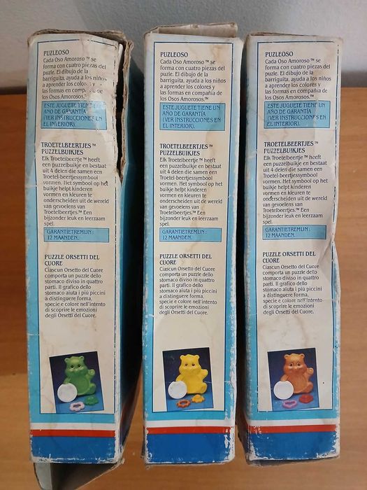 Care bears tummy puzzlers Kenner 1-3 anos 1984