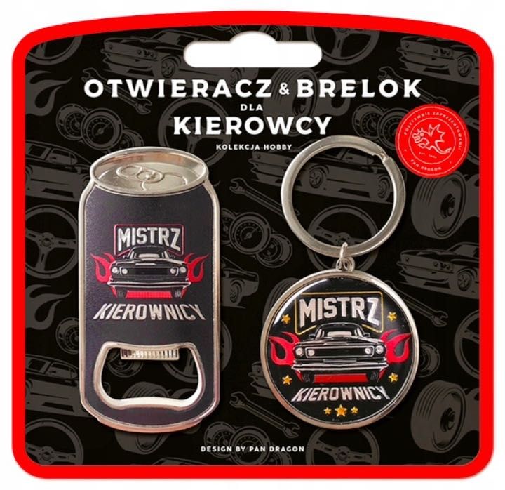 ZESTAW BRELOK + OTWIERACZ KIEROWCY dzień chłopaka kierowca